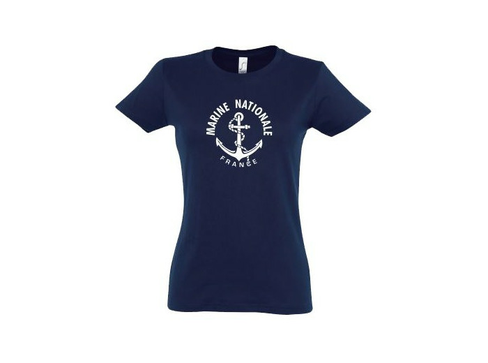 T-shirt Marine Nationale (femme)