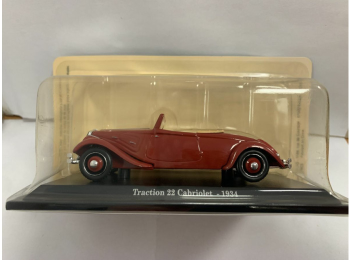 CITROEN TRACTION 22 CABRIOLET 1934 1/43 BOITE D'ORIGINE