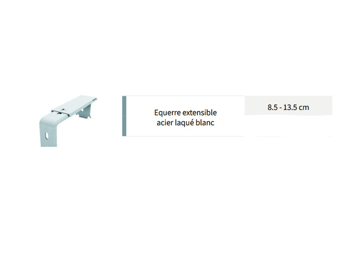 Equerre réglable 8.5/13.5cm pour store bateau AT500 M500923/001