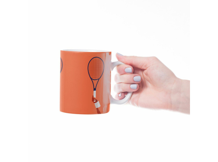 Tasse ou mug "Raquette de tennis" - Personnalisable