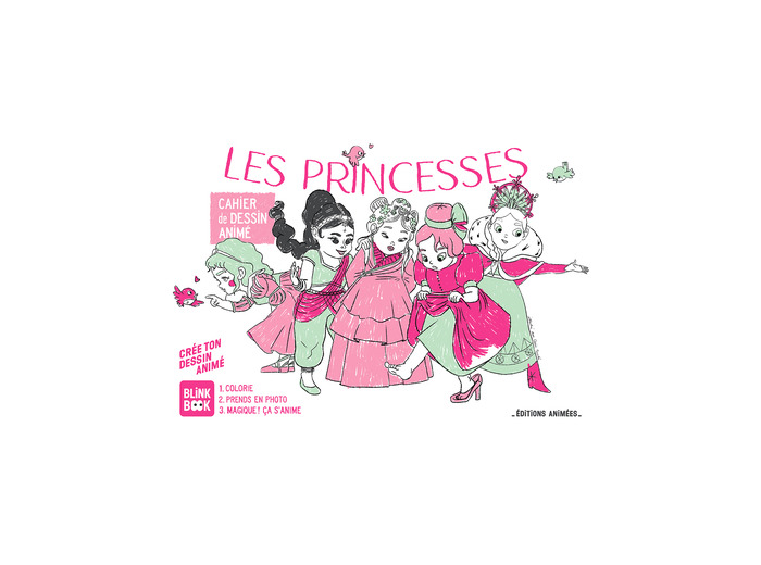 Les Princesses Cahier de Dessin Animé