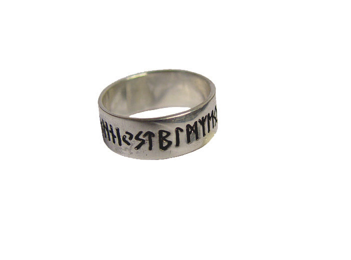 Bague en Argent 925 Taille 58 - ANNEAU RUNIQUE