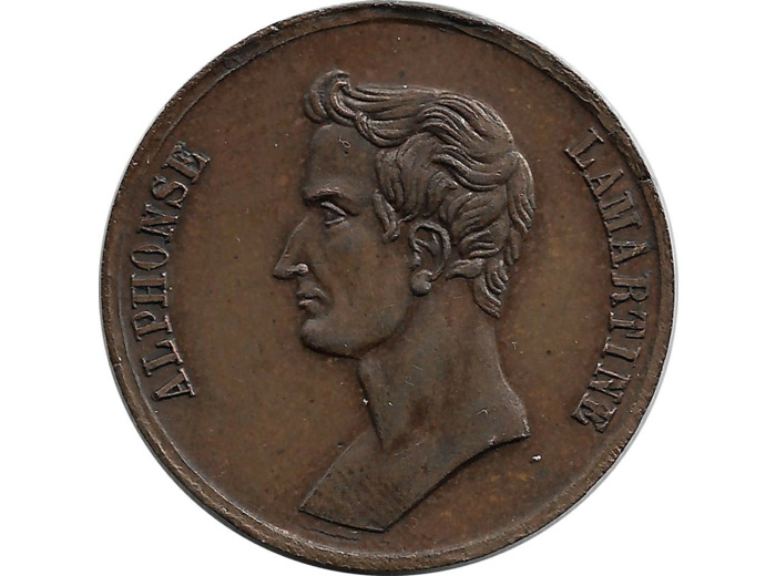MEDAILLE - ALPHONSE LAMARTINE SUP-