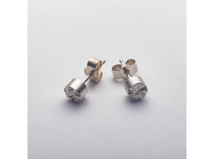 Boucles d'oreilles puce strass