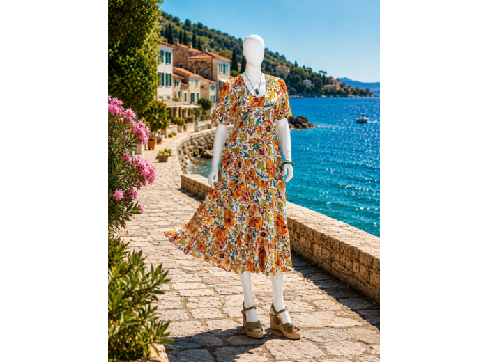 robe JESSIE coton froissé JOLIE JULIE