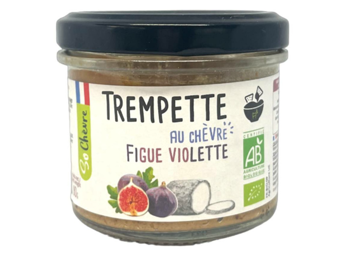 Trempette chèvre et figue violette