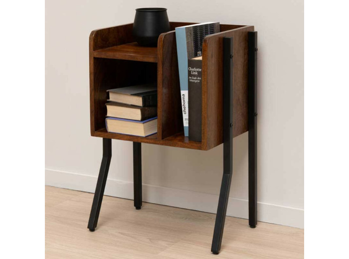 Table d'appoint Flow manguier 41x30x60cm