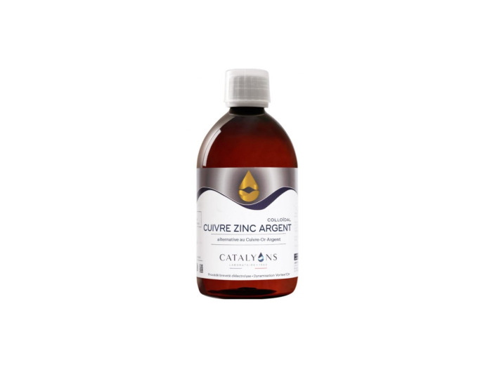 Oligo éléments CUIVRE ZINC ARGENT Catalyons 500 ml