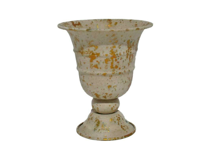 Pot de fleurs métal 16x16x19cm