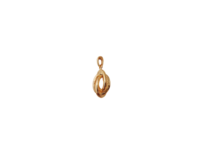 Pendentif en Plaqué Or - NOEUD FORCAT 20mm