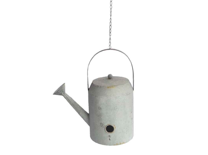 Grand nichoir oiseaux arrosoir 34x22x39cm
