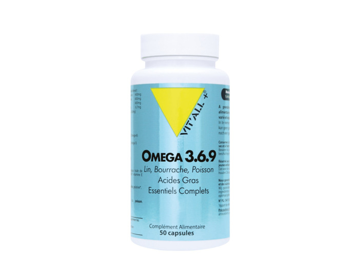 Omega 3-6-9-50 capsules-Vit'all+