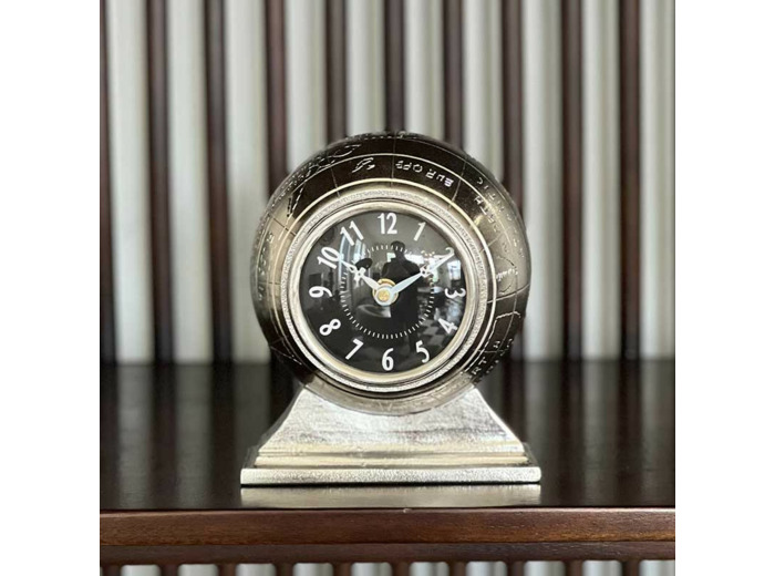 Horloge à poser "Terre" 14x8x15cm