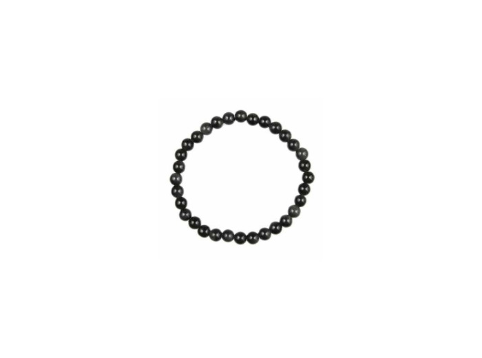 Bracelet en obsidienne œil céleste 6 mm