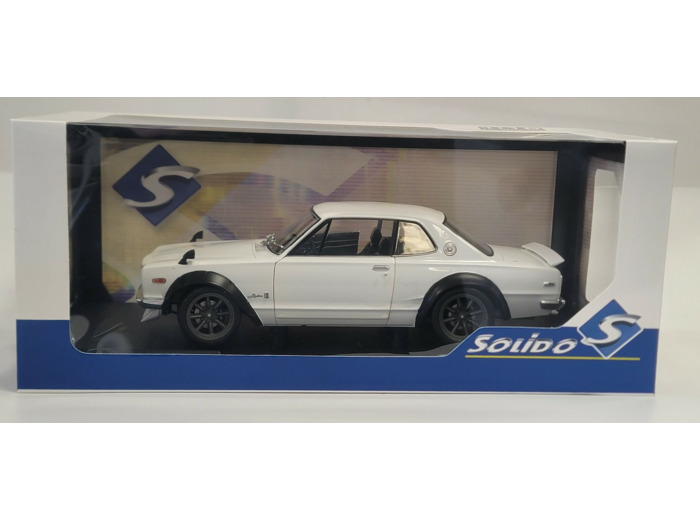 NISSAN SKYLINE (C10) HAKOSUKA 1970 BLANCHE SOLIDO 1/18 BOITE D'ORIGINE NEUF