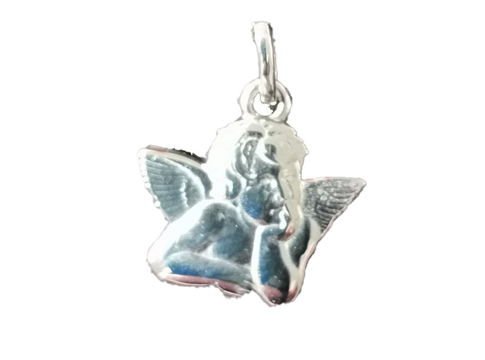 Pendentif en Argent 925 - ANGE RAPHAEL 13mm