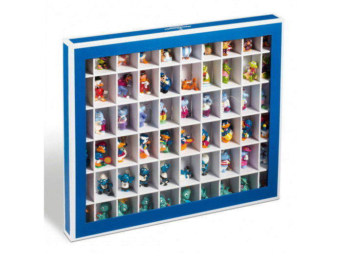 BOITE DE RANGEMENT K60 AVEC 60 COMPARTIMENTS FEVES FIGURINES KINDER 344051