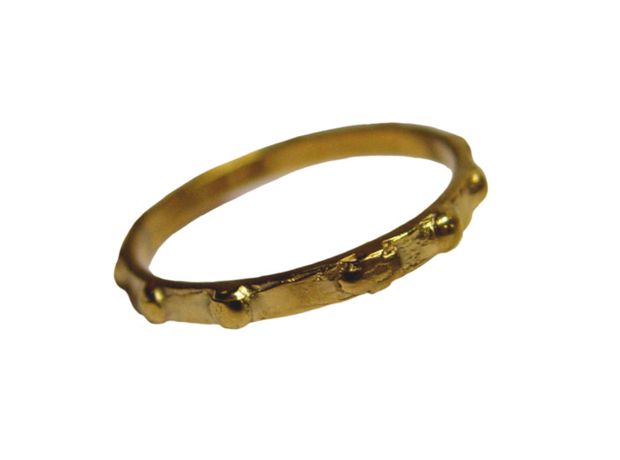 Bague en Plaqué Or Taille 60 - DIZAINIER