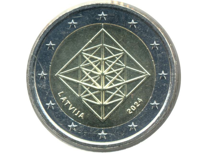 LETTONIE 2024 2 EURO COMMEMORATIVE HIMMELI SUP