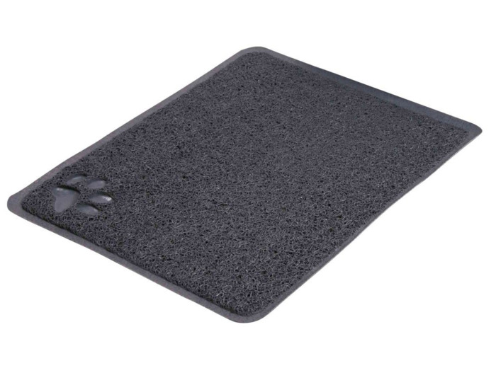 Tapis pour bac à litière couleur anthracite - 37x45cm