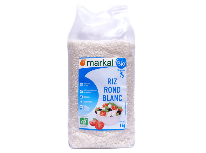 Riz Rond Blanc d'Italie Bio 1kg