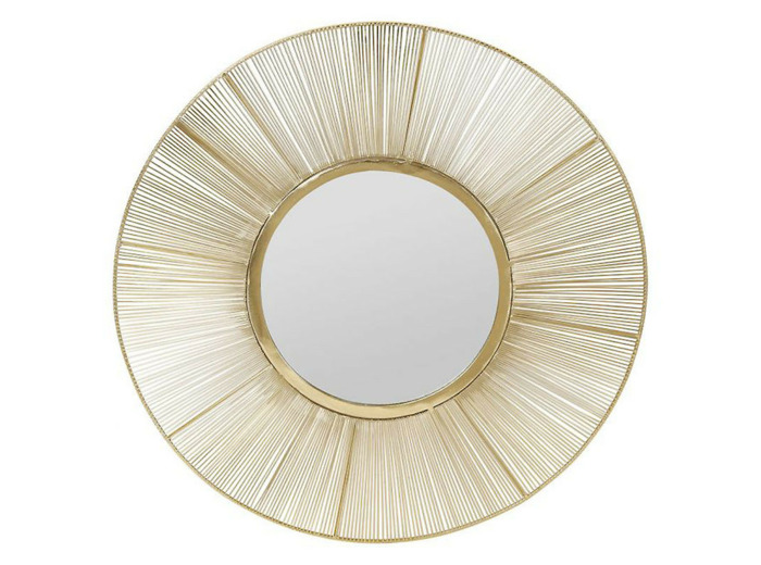 Miroir Ardecor fer doré 51cm