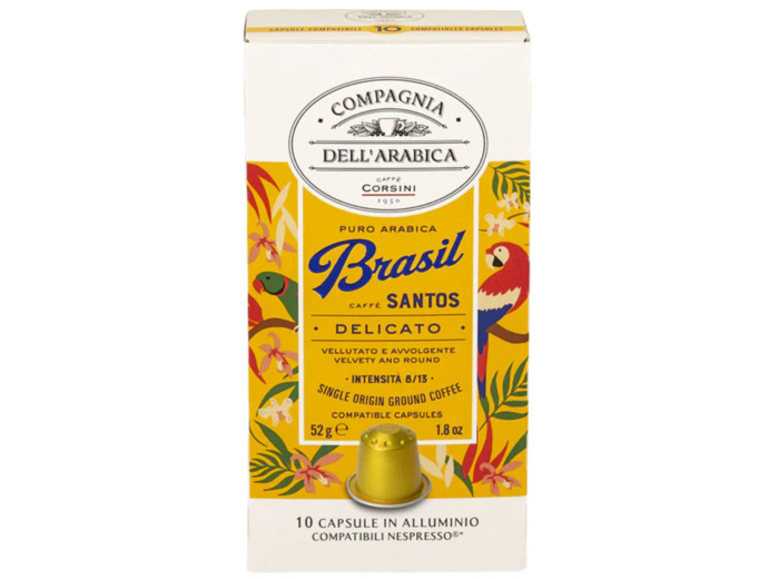 Café Brasil 100% Arabica 10 Capsules 52G