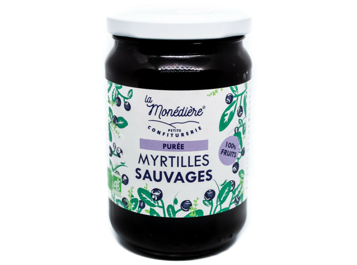 Purée de Myrtilles Sauvages Bio 280g