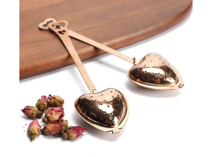 Cuillère infuseur en forme de coeur