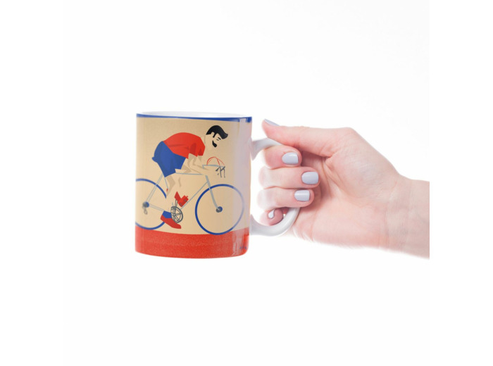 Tasse ou mug Cyclisme "Monsieur Vélo" - Personnalisable