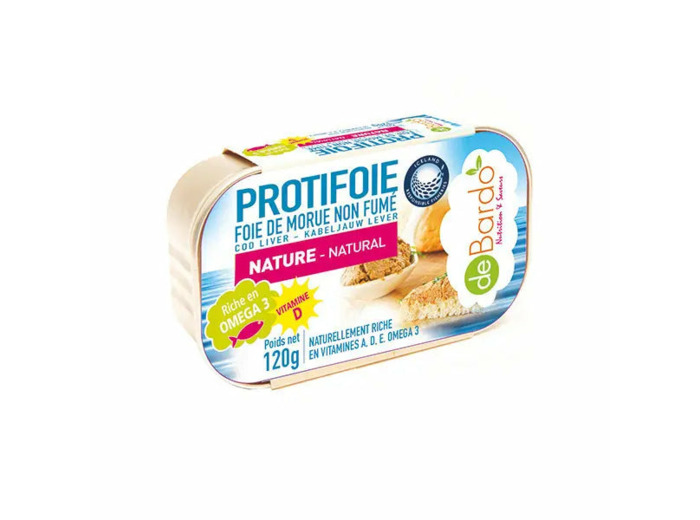 Foie de Morue Nature-Protifoie-120g-De bardo