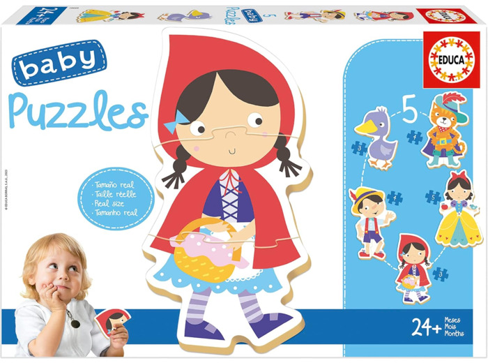 Educa - Baby Puzzles Il était Une Fois, Ensemble de 5 Puzzles de bébé
