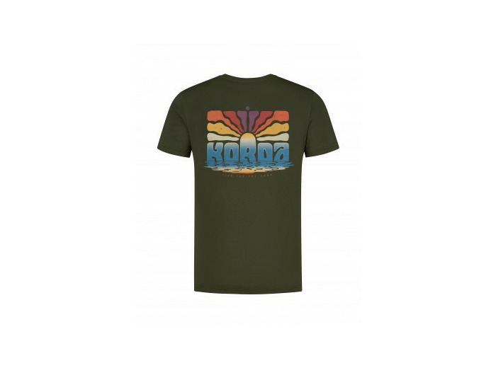 tee shirt dawn vibes dark olive