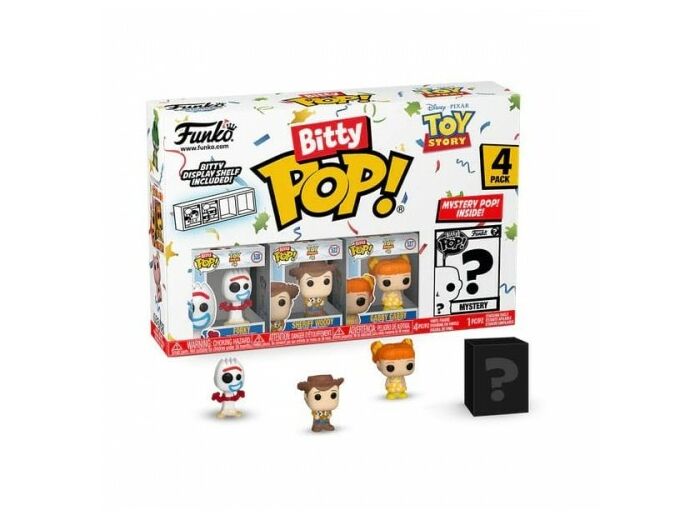 oy Story - Pack 4 figurines Bitty POP! Forky 2,5 cm