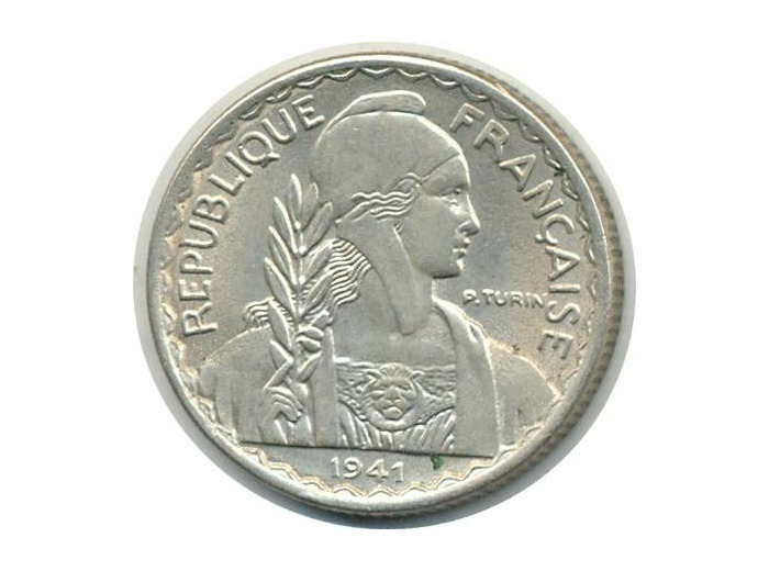 INDOCHINE 10 CENT 1941 S TTB+ (Lec182)