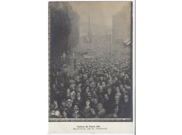 75 PARIS SALONS DE PARIS 1911 Mardi-Gras par R. PALMAROLA