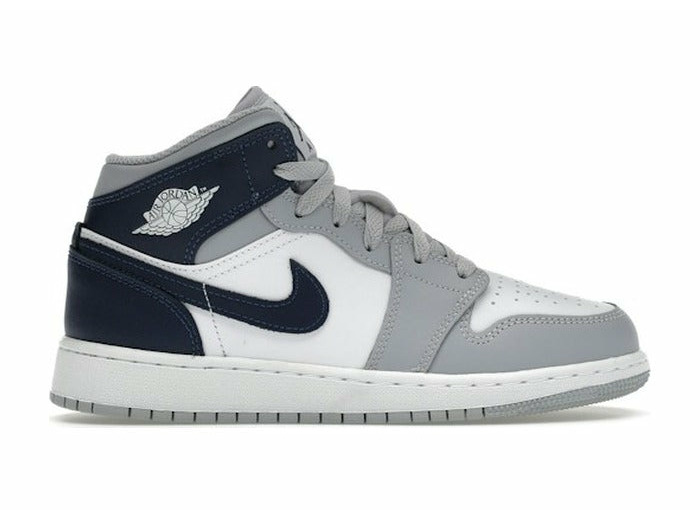 Jordan Air Jordan 1 Mid GS 'Wolf Grey Midnight Navy'