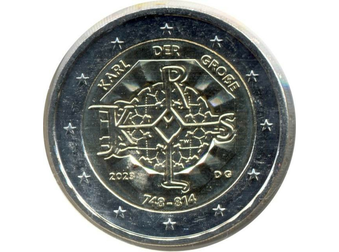 ALLEMAGNE 2023 G 2 EURO COMMEMORATIVE CHARLEMAGNE SUP