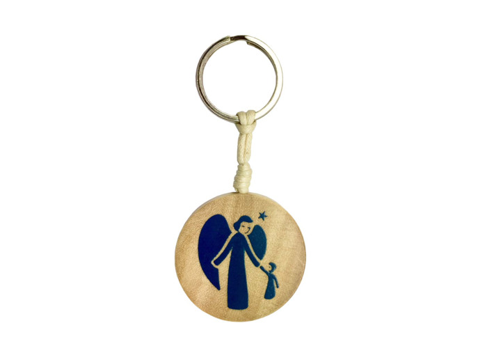 Porte-clé Ange gardien 45/45mm