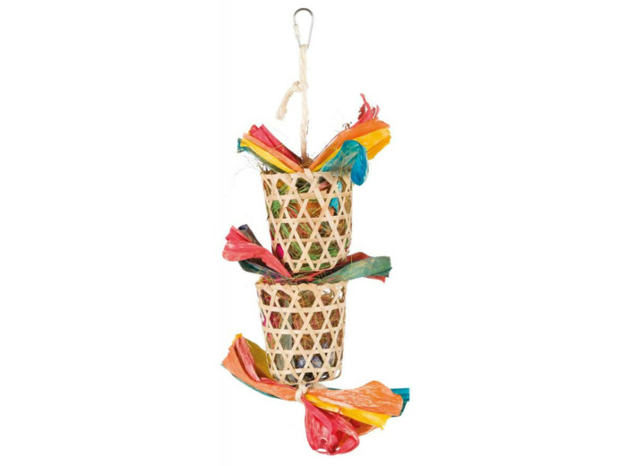 Jouet naturel & coloré à suspendre - 35cm