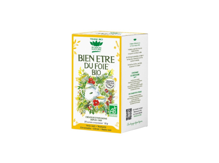 Tisane Bien être du foie 20 sachets 32g