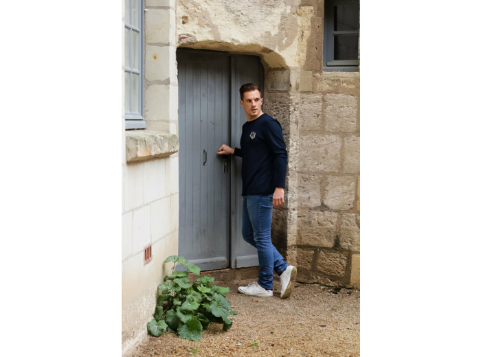 T-shirt manches longues Empreinte Signature Malabar – Swarovski