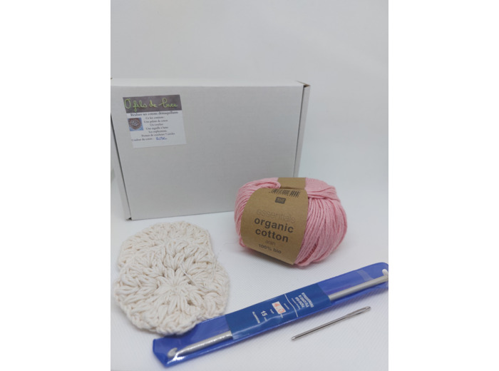 Kit cotons démaquillants au crochet