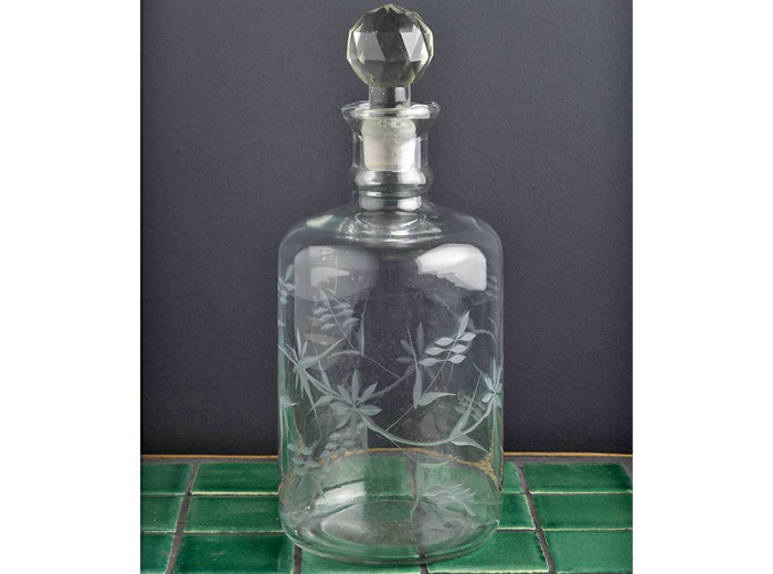 Grande carafe gravé Mona 0.9L 19x11cm