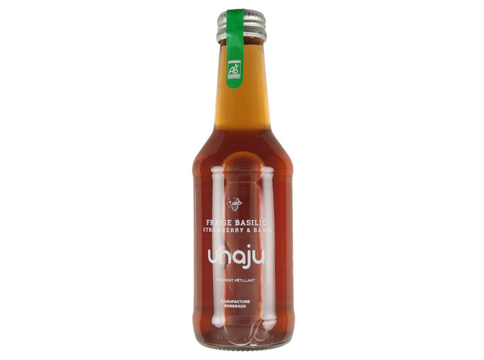Boissons Gazeuse Fraise Basilic 25cl Bio