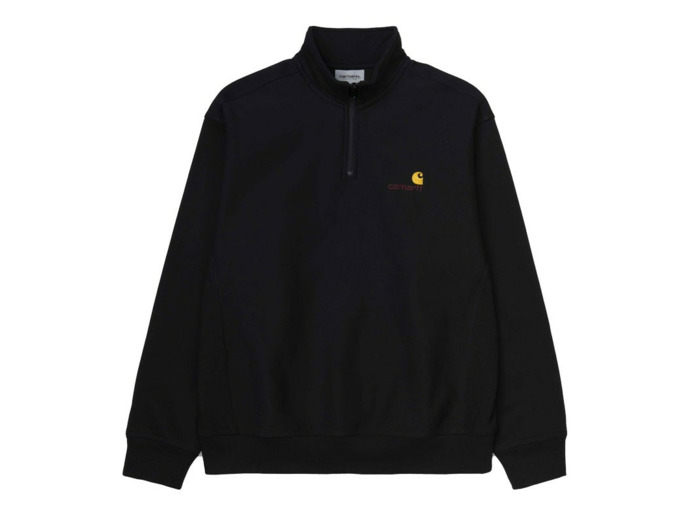 Sweat demi zip Carhartt BLACK