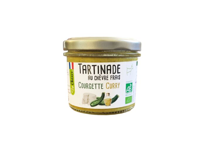 Tartinade au chèvre frais Courgette curry So Chèvre Bio