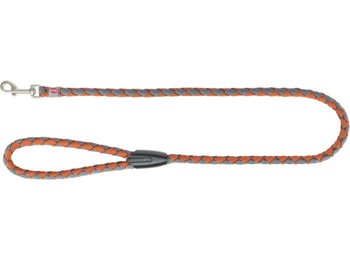 TRIXIE Laisse CAVO S-M, Rouille / Gris - 1M