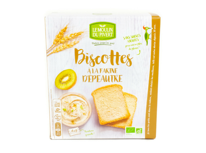 Biscottes à la Farine d'Épeautre Bio 270g