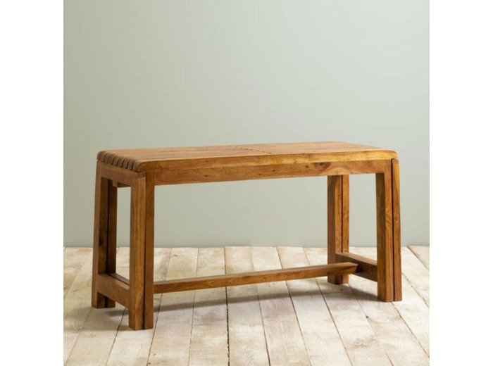 Banc extensible bois Acacia 46x148x35cm